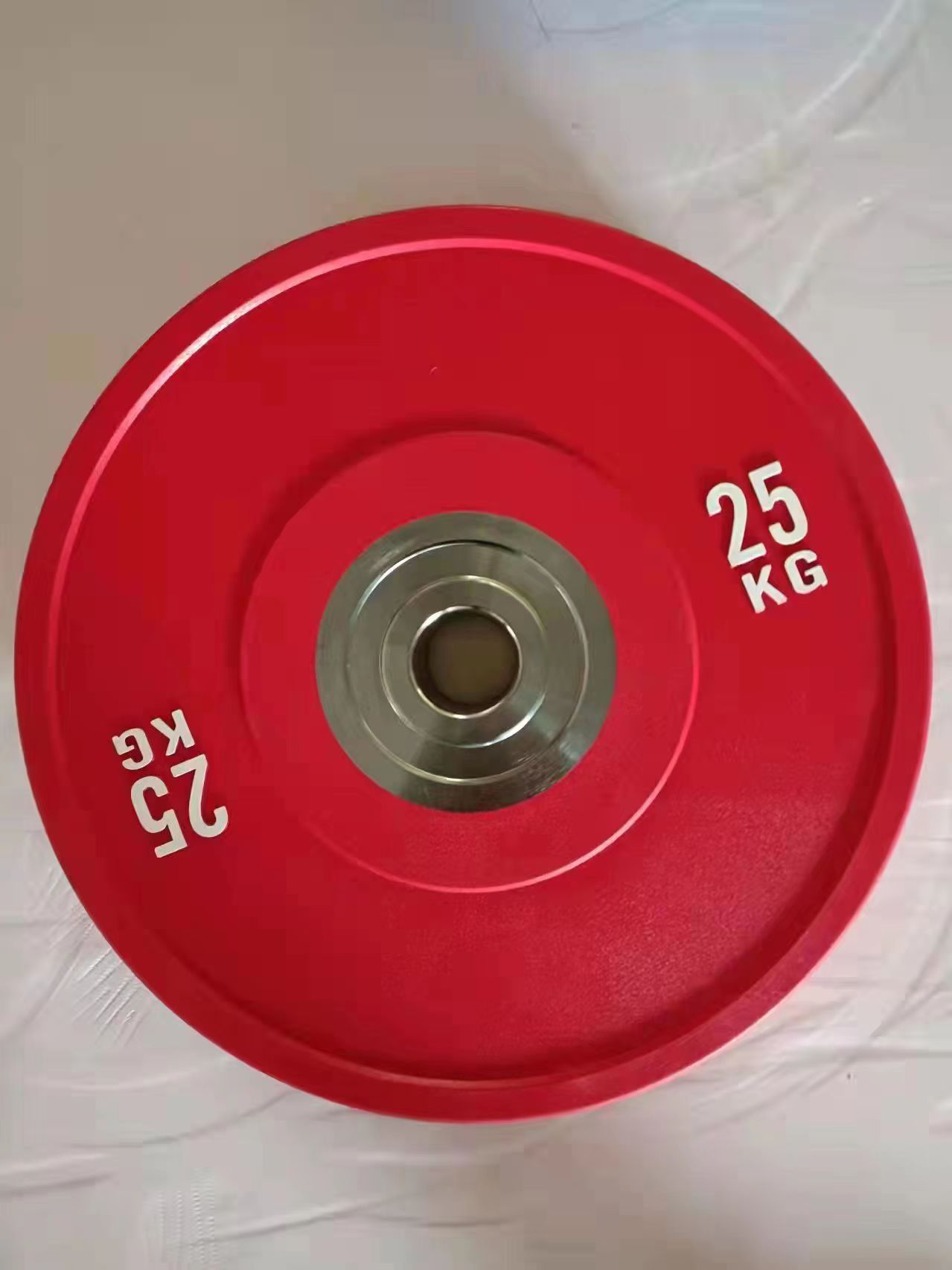 gewichtheffen stalen lbs kgs wedstrijd bumper plaat