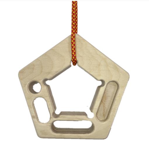 Houten klimhangbord